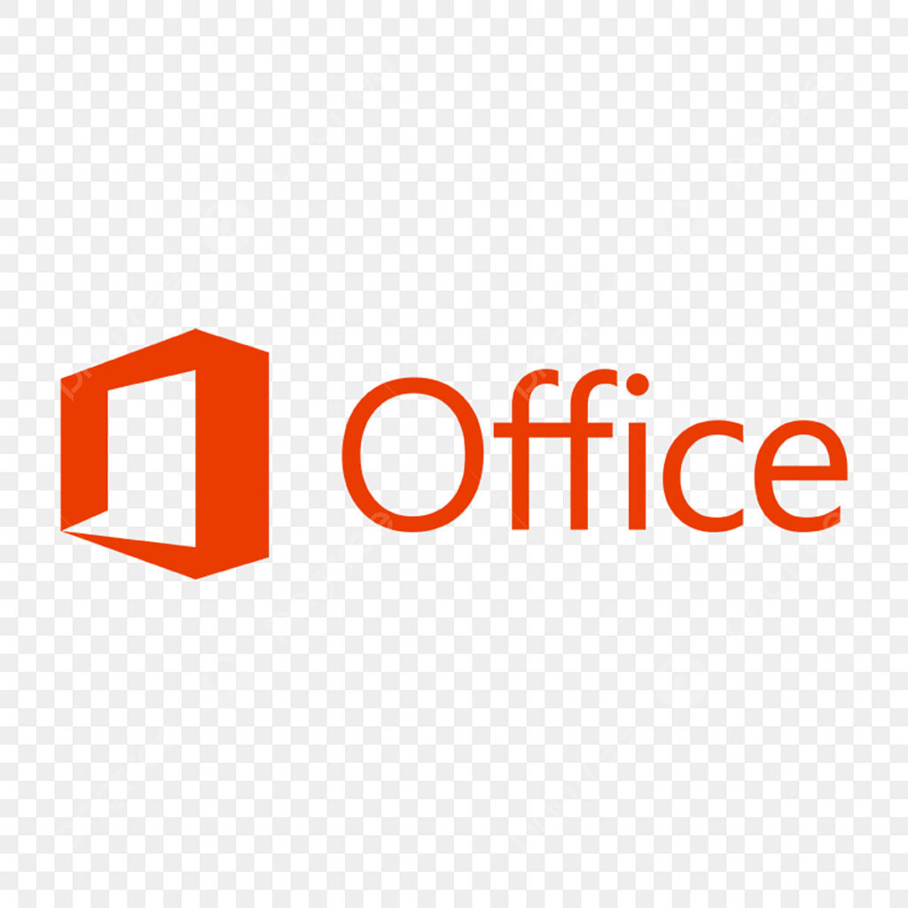 Microsoft Office logo, a stylized "O" with four corners forming a square, in red.