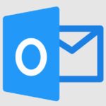 Microsoft Outlook logo, a blue envelope with a white circle inside, representing an open message.