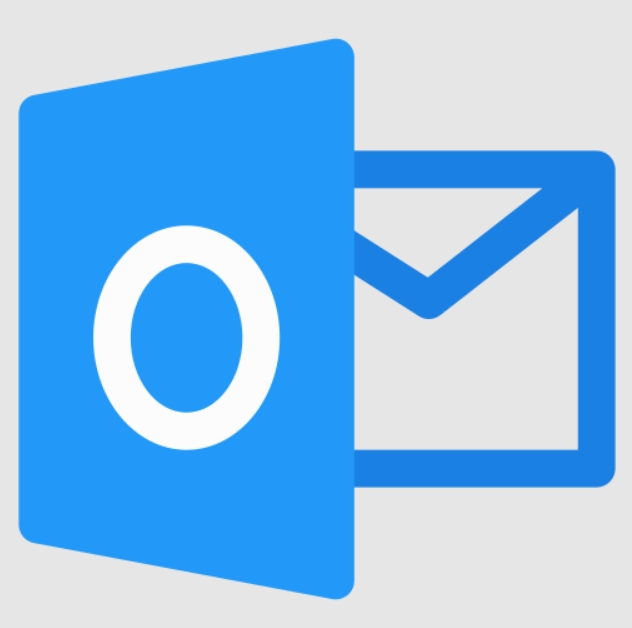 Microsoft Outlook logo, a blue envelope with a white circle inside, representing an open message.