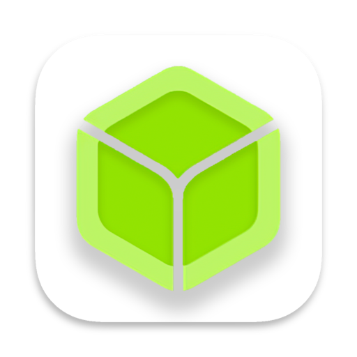 BalenaEtcher logo, a green cube with beveled edges inside a white square.