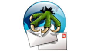 Claws Mail logo, a green bird's claw emerging from a blue globe with two envelopes beneath it.